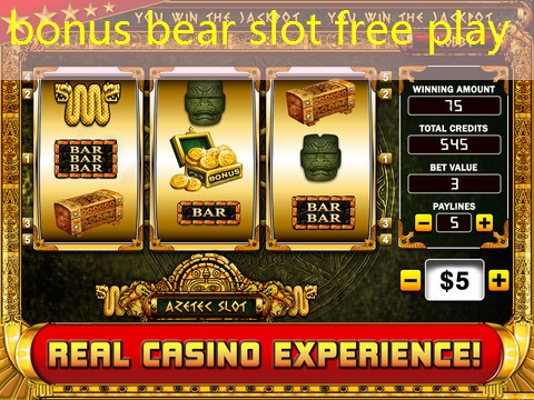 bonus bear slot free play